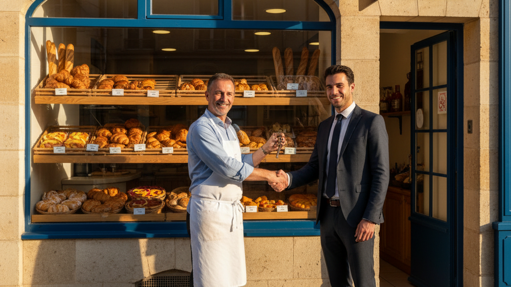 Cession fonds commerce boulangerie remise clés
