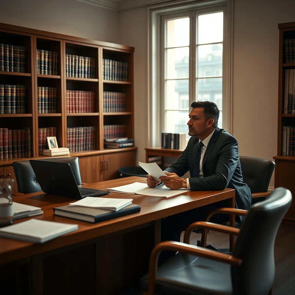 Consultation entre un avocat fiscaliste et un dirigeant d'entreprise dans un cabinet toulousain