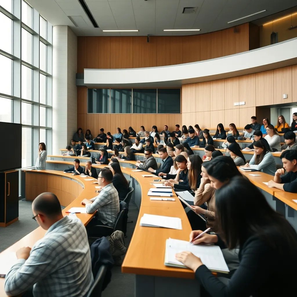 Les cours magistraux en droit des affaires combinent enseignement théorique et interventions de praticiens