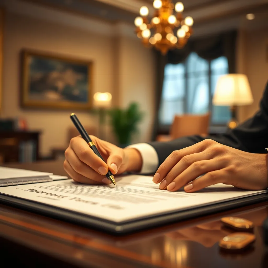 La signature des actes juridiques marque la concrétisation opérationnelle de la restructuration