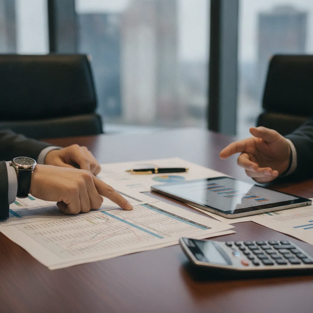Analyse détaillée de documents fiscaux lors d'une mission de conseil en droit fiscal