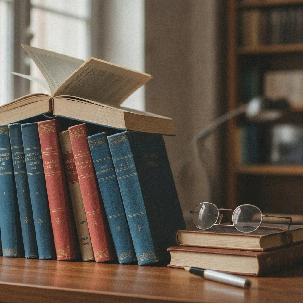 Ouvrages de référence en droit fiscal français sur un bureau d'avocat