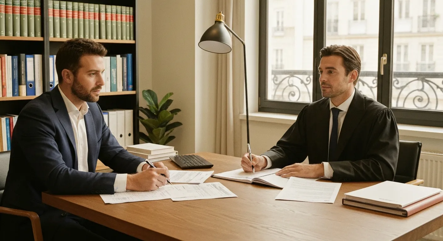 Consultation avec un avocat fiscaliste : le premier rendez-vous permet de poser un diagnostic précis et d'évaluer les options stratégiques